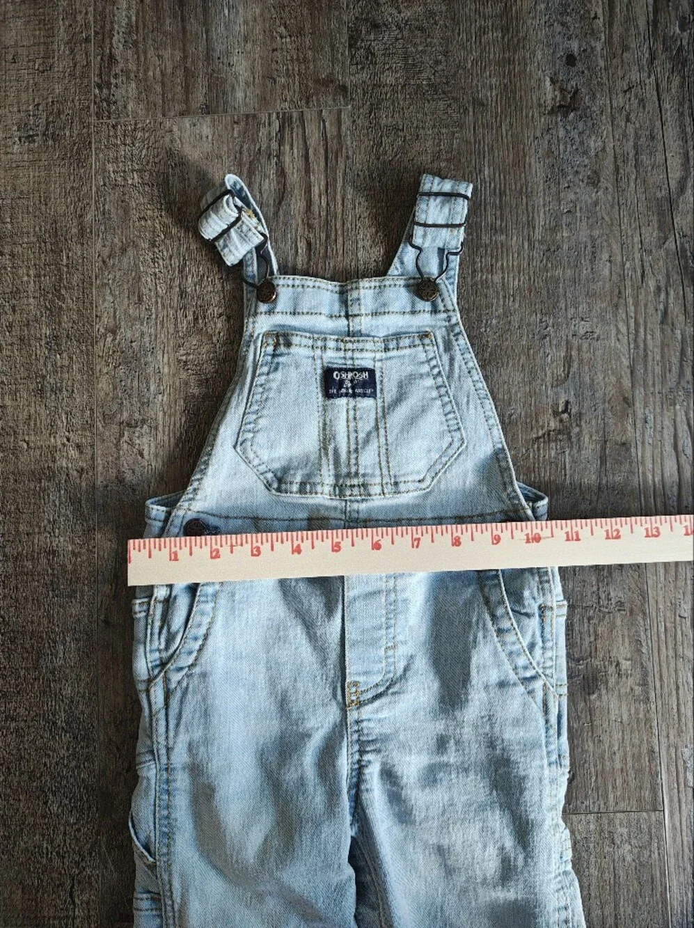 OshKosh B'gosh Light Blue Denim Overalls